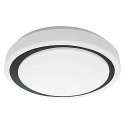 LED Aufbauleuchte SMART + WIFI ORBIS MOON, IP20, Ø 38cm, 26W 3000-6500K (Tunable White) 1500lm 154°, schwarz