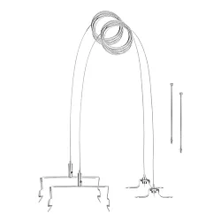 LOW BAY FLEX ACCESSORIES SUSPENSION KIT, Seilabhängung, 2er-Set