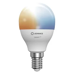 LED Tropfenenlampe SMART+ MINI BULB P40 TW, 220V, E14, 4.9W 2700-6500K (Tunable White) 470lm 180°, dimmbar, matt