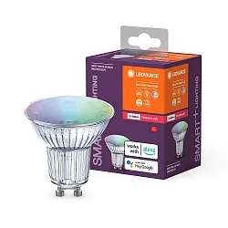LED Reflektorlampe SMART+ SPOT PAR16 RGBW, 220V, GU10, 4.9W RGB + 2000-6500K (Tunable White) 300lm 100°, matt