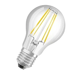 LED Birnen-Filamentlampe CLASSIC A60 EE-CLASS A S CL, E27, 2.5W 3000K 525lm 300°, schaltbar, klar