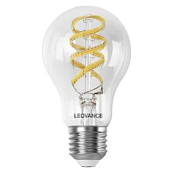 LED Filament-Birnenlampe SMART+WIFI CLASSIC A60 RGBTW, E27, 4.8W RGB + 2700-6500K (Tunable White) 470lm 320°, dimmbar, klar