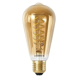 LED Filament-Birnenlampe Smart+ WiFi EDISON TW GD 820,  E27, 8W 2200-5000K (Tunable White) 600lm 320°, dimmbar, Goldglas klar