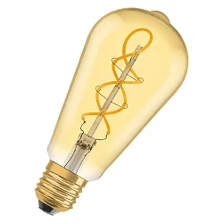 Filamentlampe Vintage 1906® LED 28 4 W/2000 K Birnenform E27