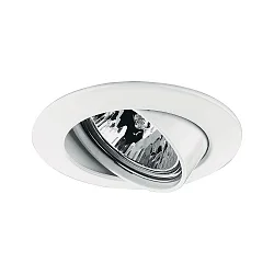Einbauleuchte PREMIUM LINE, Ø 8.3cm, 12V, GU5.3 max. 50W (exkl.), schwenkbar, weiß