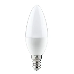 3er-Set LED Kerzenlampe, E14, 5.5W 2700K 470lm, weiß / opal