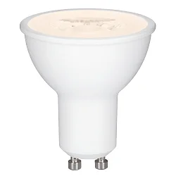 LED Reflektorlampe, 230V, GU10, 6.5W 2700K 460lm 800cd 38°, 3step dimmbar, weiß