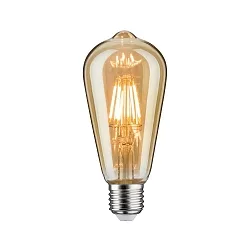 LED Filament Edison ST64, 230V, E27, 6.5W 2500K 680lm, Goldglas klar