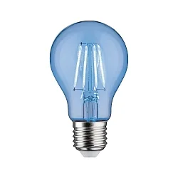 LED Deko-Filament Birne BLAU NonDim, 230V, E27, 2.2W 1000K 40lm, Glas klar