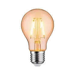 LED Deko-Filament Birne ORANGE NonDim, 230V, E27, 1W 2000K 100lm, Glas klar