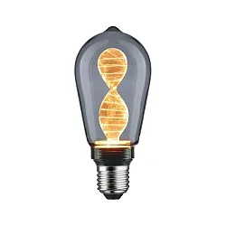 LED Lampe ST64 INNER GLOW HELIX E27, 3,5W, 1800K, 90lm, smoke