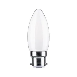 LED Kerzenlampe B22d, 4,7W, 4000K, 470lm, matt