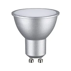 LED Reflektorlampe GU10 5, 7W, 2700K, 460lm, dimmbar, chrom matt