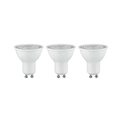 LED Reflektorlampe GU10, 7W 4000K, 460lm, 3er-Pack, weiß matt