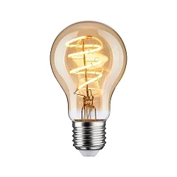 LED Birnenlampe, E27, 5W, 2500K, 250lm, dimmbar, gold