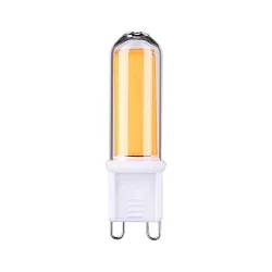 LED Stiftsockel Glas G9, 4,6W, 2700K, 470lm, klar