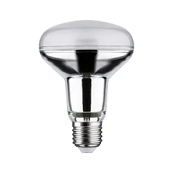 LED Reflektorlampe R80 E27, 10W, 4000K, 800lm, silber