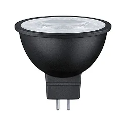 LED Reflektorlampe GU5,3, 36°, 6W, 12V, 3000K, 445lm, 3-Stufen dimmbar, schwarz matt
