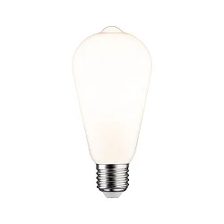 LED Filamentlampe ST64, E27, 7W, 2700K, 806lm, dimmbar, opal