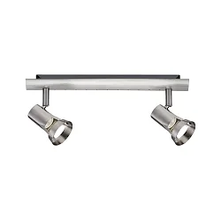 Strahler TEJA 2-flammig, 2x GU10 max. 10W (exkl.), Nickel satiniert