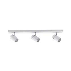 Strahler ZYLI, 3-flammig, Balken, GU10 max. 10W (exkl.), Weiß/Chrom