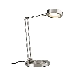 LED Table lamp ZED LED Desk lamp, 6,7W, 230/12V, brushed iron