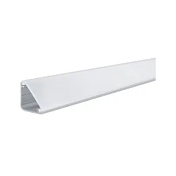 DELTA Profile with diffuser, 200cm, anodized / satin aluminum
