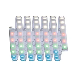 LED Strip MAXLED 1000 Stripe 2,5m 28W, 230/24V, 3000K, IP44, rgbw, silber