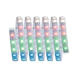 LED Strip MaxLED 500 RGBW, IP44 „Protection Cover“, 24V DC, 30W RGB+3000K 1250lm, 250cm, dimmbar, Silber
