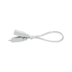 Accessories for MAX LED STRIPE Connection cable, 10cm, white, plastic