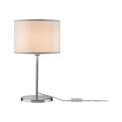 Tischleuchte TESSA, E14 max. 40W, Creme/Eisen gebürstet