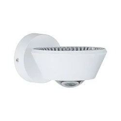 LED Wandleuchte SABIK, IP44, Up/Down, Linsenoptik, 13W 2700K 570lm, dimmbar, Weiß matt