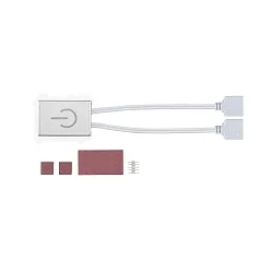 Zubehör für LED Strip MaxLED - Touch Schalter, 24V DC, max. 144W, Metall, Silber