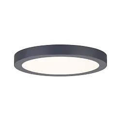 LED Panel ABIA, IP20, Rund, Ø 30cm, 230V, 22W 2700K 3200lm, Kunststoff, Dunkelgrau