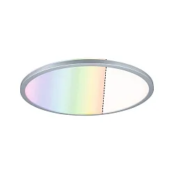 LED Panel ATRIA RGBW, 230V, mit Backlight und FB, Ø 42cm, 20W 2200lm, Chrom matt