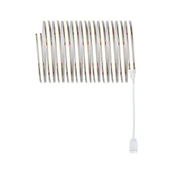 LED Strip MaxLED Basisset 3m, 19W, 2700K, 1500lm, dimmbar, silber