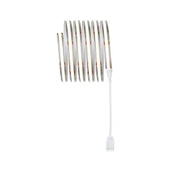 LED Strip MaxLED Basisset 1,5m, 18W, 2700K, 1620lm, dimmbar, silber
