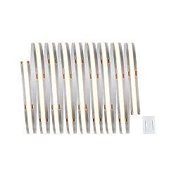 LED Strip MaxLED Basisset 2,5m, 30W, 2700K, 2700lm, dimmbar, silber
