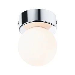 Decken-/Wandleuchte GOVE Badleuchte, 1x G9, IP44, Glas satiniert