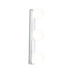 Decken-/Wandleuchte GOVE Balken Badleuchte, 3x G9, IP44, Glas satiniert