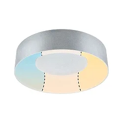 LED Deckenleuchte / Badleuchte CASCA, IP44, 30cm, 230V, 18W 3000/4000/6500K (White Switch) 1500lm, schaltbar, alu matt