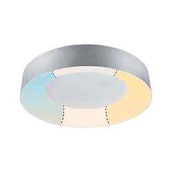 LED Deckenleuchte / Badleuchte CASCA, IP44, 40cm, 230V, 25W 3000/4000/6500K (White Switch) 2100lm, schaltbar, alu matt