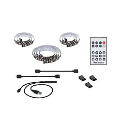 LED Strip 55 Zoll, 2m, 3,5W, dimmbar, schwarz, farbwechsel RGB