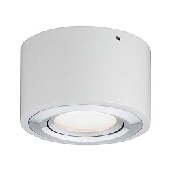 LED Deckenleuchte ARGUN, schwenkbar, Weiß matt / Alu gebürstet, 1-flammig, 1x 4.8W 3000K 475lm