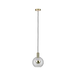Paulmann Neordic Esben Pendant luminaire E27, max. 20W, clear/brushed brass