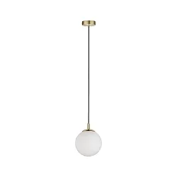 Paulmann Neordic Menja Pendant luminaire E27, max. 20W white/brass brushed