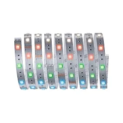 LED Strip Basis-Set MaxLED 250 RGBW, IP20, 24V DC, dimmbar, Silber, 250cm, 17W RGB+3000K 675lm