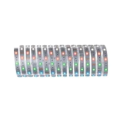 LED Strip Basis-Set MaxLED 250 RGBW, IP20, 24V DC, dimmbar, Silber, 500cm, 32W RGB+3000K 1350lm