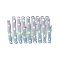 LED Strip MaxLED 250 RGBW, IP44 „Protecting Cover“, 24V DC, Silber, 250cm, 17W RGB+3000K 575lm