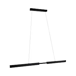 SmartHome LED Pendelleuchte APTARE, ZigBee steuerbar, Up/Down, 45W 2700K 1200+1280lm, ausziehbar, dimmbar, schwarz gebürstet